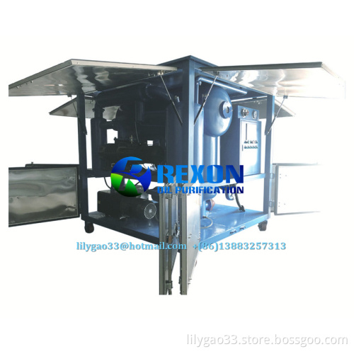 Weather-proof  Dust-proof Transformer Oil Purifier 9000LPH